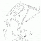 LT Z400 Fuel tank cover