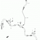 LT A750XP,Z Передние тормозные трубки