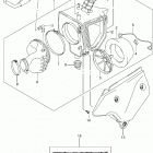 DR Z400SM Воздухозаборник