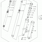 SFV650,A Front fork damper (sfv650al4 e28)