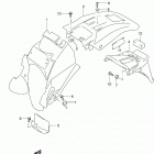DR650SE Заднее крыло