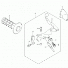 DR Z400 S Lh handle lever