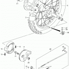 DR Z125,L Rear wheel (dr-z125ll4 e33)