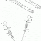 GSX R600 Распределительный вал  /  клапана
