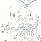 DL1000A Головка цилиндров (задняя)
