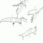 GSX R1000 Z Frame side cover