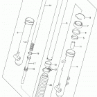 DR Z125,L Front fork damper (dr-z125ll4 e33)