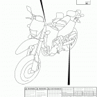 DR Z400SM Label (dr-z400sml4 e28)