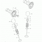 RM Z250 Распределительный вал  /  клапана