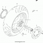AN400A,ZA Rear wheel (an400al4 e33)