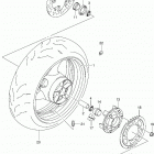 GSX R750 Заднее колесо