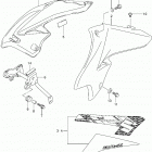 DR Z125,L Fuel tank cover