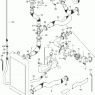 VL1500,B Radiator hose (vl1500bl4 e03)