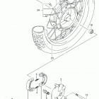 DR Z125,L Front wheel (dr-z125l4 e28)
