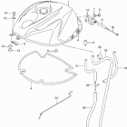 GSX R600 Fuel tank (gsx-r600l4 e03)