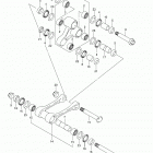 RM Z250 Втулки заднего рычага
