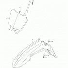RM Z250 Переднее крыло