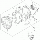 VL800,C,T,C50 Фара