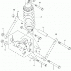 GSX1300R,A Z Rear cushion lever (gsx1300razl4 e03)
