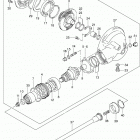 VL800,B Propeller shaft  /  final drive gear