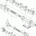GSX1300R,A Z Трансмиссия