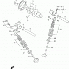 DR650SE Распределительный вал  /  клапана