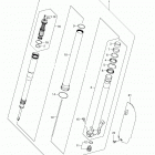 RM Z450 Lh front fork damper