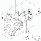 GSX R750 Headlamp (gsx-r750l4 e03)