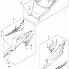 GSX R600 Frame cover (agq)