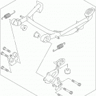 DL1000A Центральная подножка (опционально)
