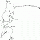 DL650A Передние тормозные трубки