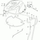 GSX R750 Z Fuel tank (gsx-r750zl4 e03)