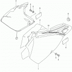 DR Z400 S Frame cover (dr-z400sl4 e03)