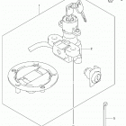 DL1000A Lock set (dl1000al4 e03)