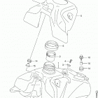 DR Z125,L Топливный бак