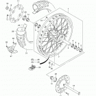 RM Z250 Заднее колесо