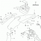 DR Z400 S Заднее крыло