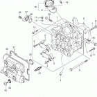 DL1000A Головка цилиндров (передняя)