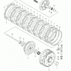 RM Z250 Сцепление