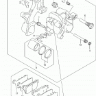 GSX R750 Задний суппорт