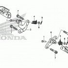 CRF150F Подножки