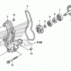 CRF150R Водяной насос