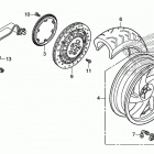 GL1800B Заднее колесо