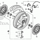 GL1800 Переднее колесо