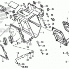 CRF125FB Воздухозаборник