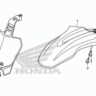 CRF50F Переднее крыло