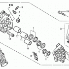 GL1800 Передний тормоз правый