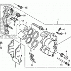 CRF125FB Передний суппорт