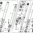 CRF250R Передняя вилка