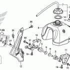 CRF125FB Топливный бак